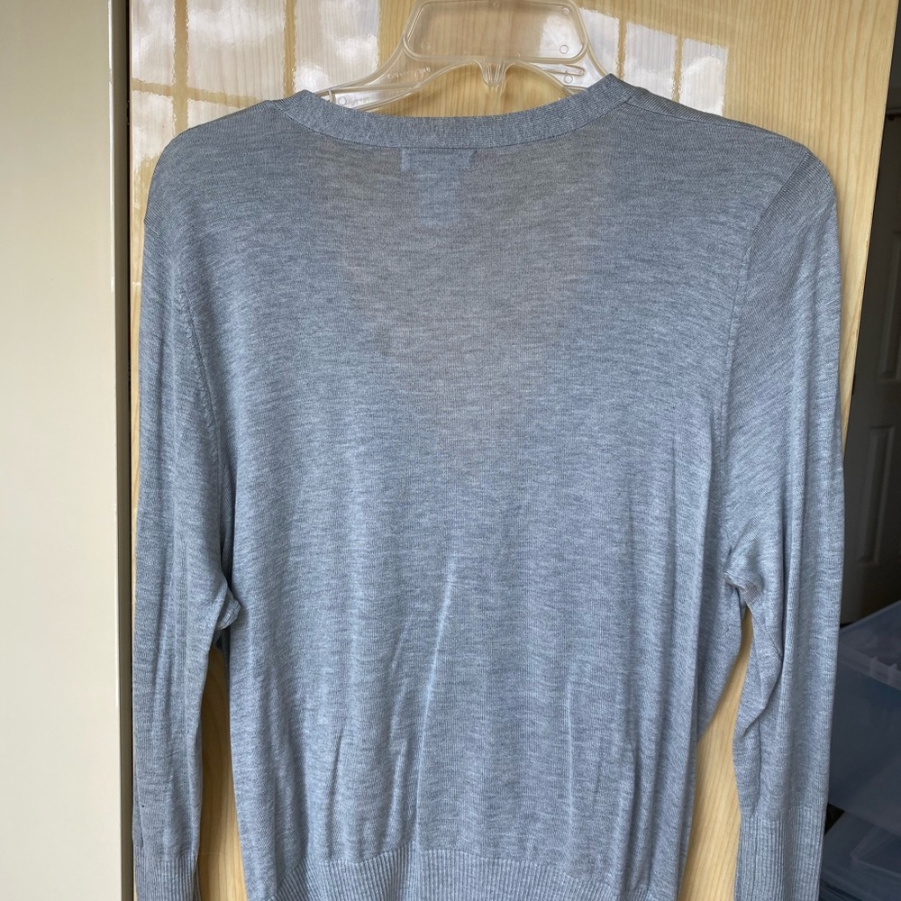 Heather grey sweater